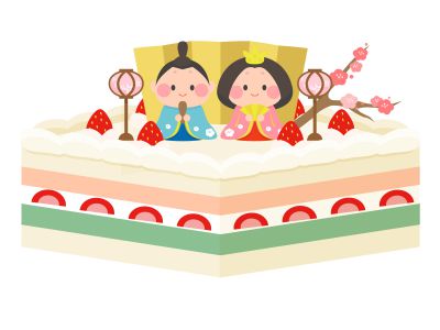 ひな祭りケーキ