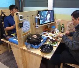 韓国で1人サムギョプサルが流行